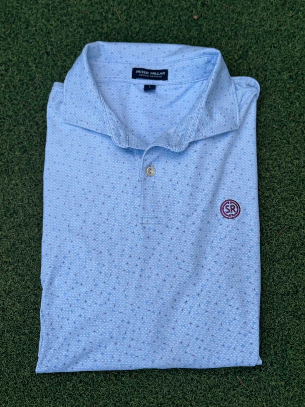 Peter Millar Men's golf polo, with Country Club logo Men's  XLarge